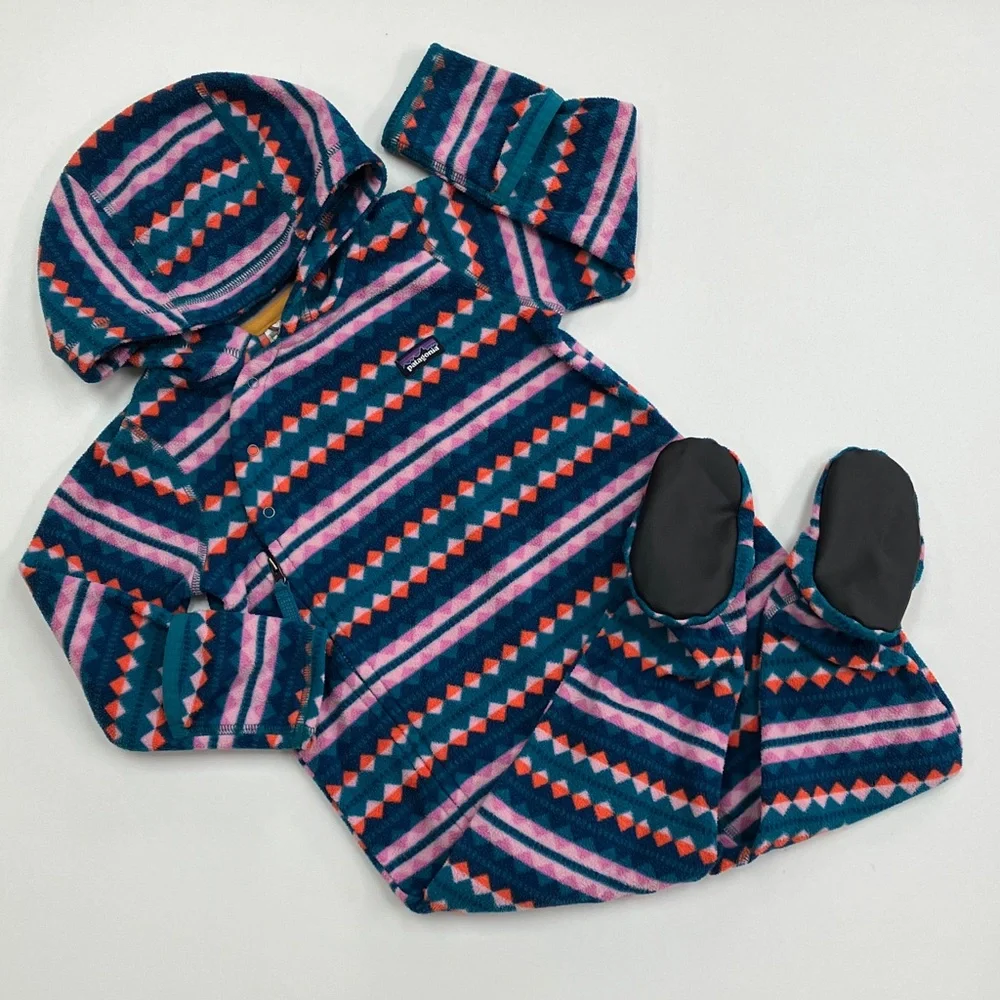 Patagonia Microfiber Fleece Bunting (Size 12-18M)